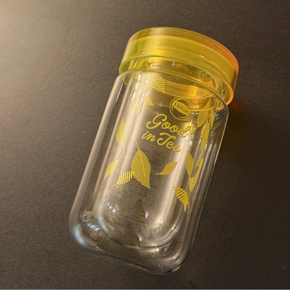 Japan Exclusive Lipton Double Walled Glass Mug